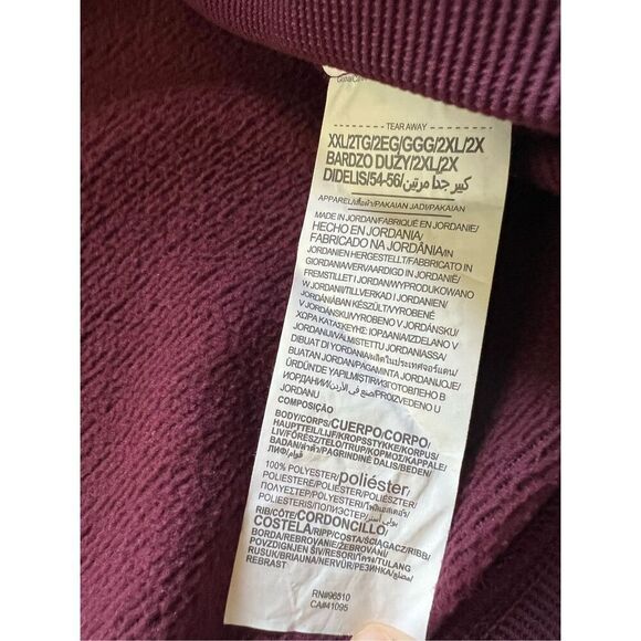 Under Armour Burgundy Purple 1/4 Zip Coldgear Storm Mock Neck Pullover XXL - Picture 7 of 8